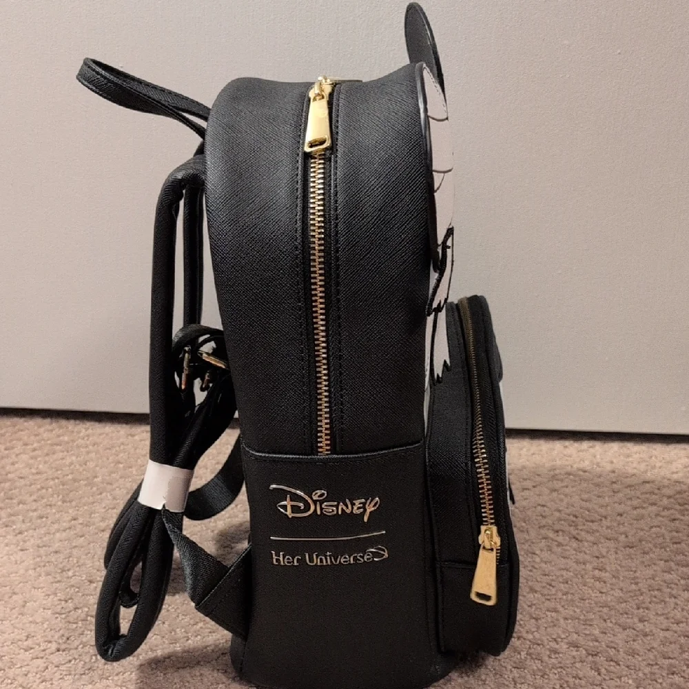 Her Universe Mickey Black and White Mummy Backpack NWOT